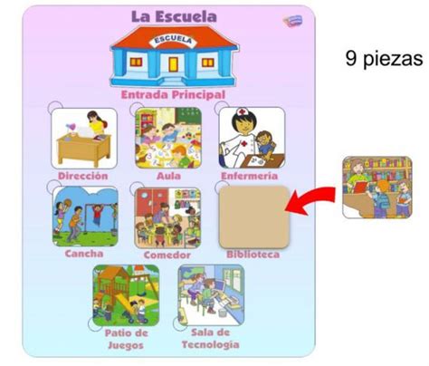 PARTES DE LA ESCUELA PARA ENCAJAR