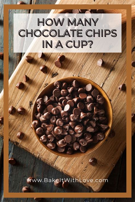How Many Chocolate Chips In A Cup Standard Mini And Jumbo