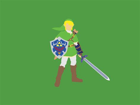 Legend Of Zelda Link The Legend Of Zelda Link Minimalism Simple