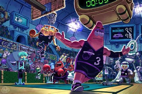 Patrick Spongebob Dunk Picture Wade Lebrons Dunk Picture Know Your Meme