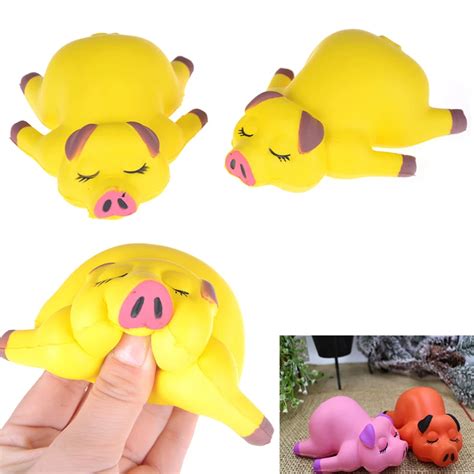 Cute Anti Stress Squeeze Toy Kawaii Animals Mochi Squishy Jumbo Pig