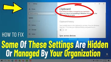 Fix Some Of These Settings Are Hidden Or Managed By Your Organization In Windows 10 Solved 100