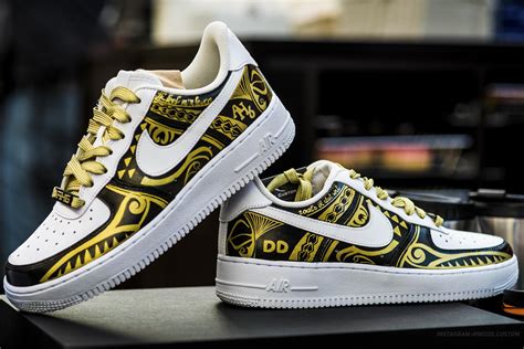 Black destroyed swoosh air force 1. I made a custom pair of Air force 1 | Should Nike make ...