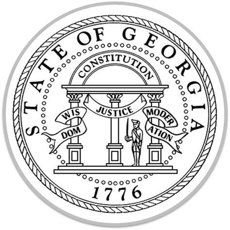 Georgia State Seal Vector At Collection Of Georgia
