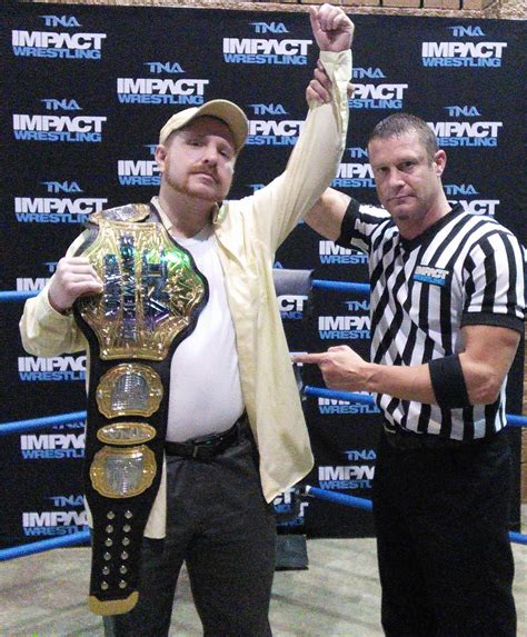 Me With Brian Hebner And The Current Tna Heavyweight Championship Belt