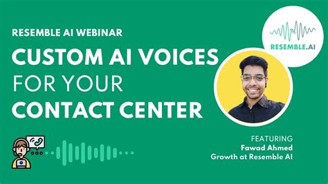 How To Build A Custom Ai Voice For Your Contact Center Youtube