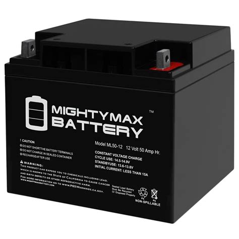 Ml50 12 12v 50ah Battery For Prowler 3410 Large Scooter