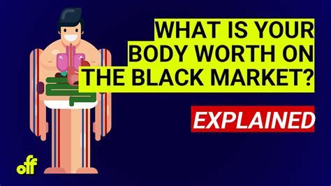 It is projected to reach $10 by the end of 2021. How much is your body worth on the black market? - YouTube