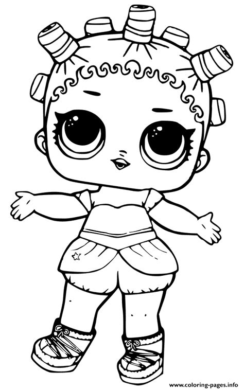 Lol Surprise Doll Coloring Glitter Cosmic Queen Coloring Page Printable