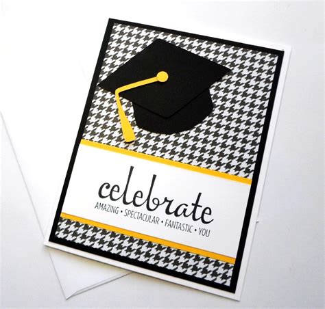 Handmade Graduation Card Celebrate You Graduation Card Graduation