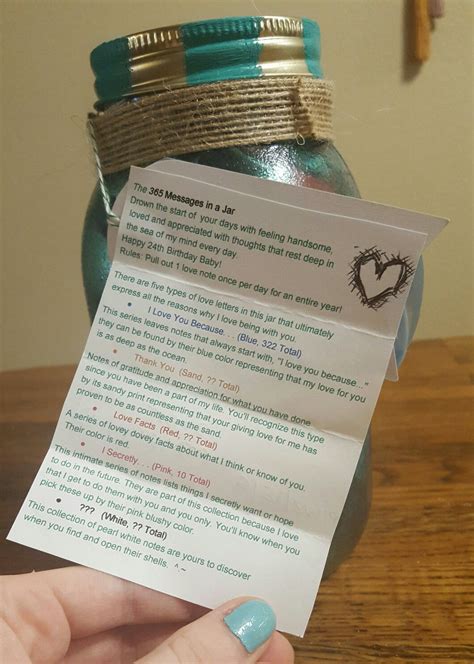 Know what this song is about? 365 Messages in a Jar … | Message jar, Happy jar, 365 note jar