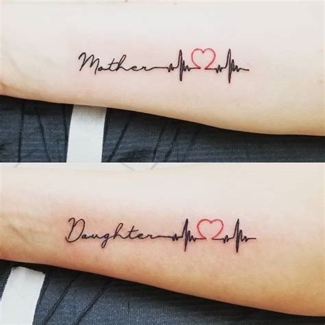💀 50 Tatuajes Creativos De Corazón De Madre E Hija Para