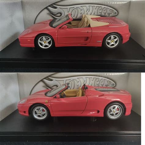 1163, modena, italy, companies' register of modena, vat and tax number 00159560366 and share capital of euro 20,260,000 Hot Wheels - 1:18 - Ferrari F355 Spider & Ferrari 360 - Catawiki
