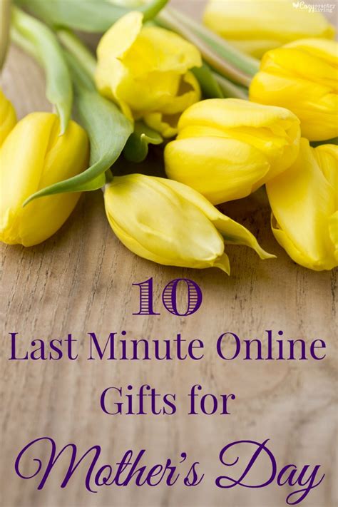 Mother's day can creep up on you if you're not careful (it's may 9, 2021 by the way) but that doesn't mean you should spend another year gifting the mothers in your life something that you. 10 Last Minute Online Gifts for Mother's Day