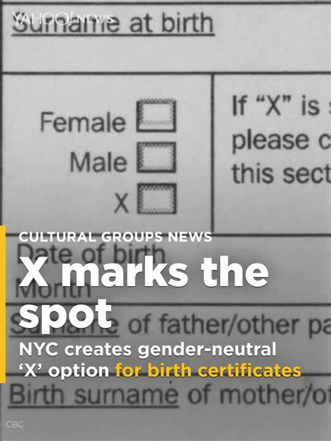 nyc creates gender neutral x option for birth certificates