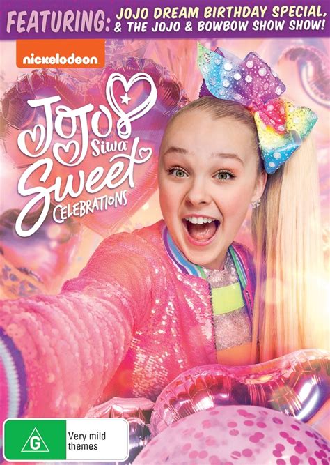 Jojo Siwa Sweet Celebrations Dvd Buy Now At Mighty Ape Australia