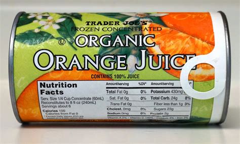 Exploring Trader Joes Trader Joes Frozen Concentrated Organic Orange