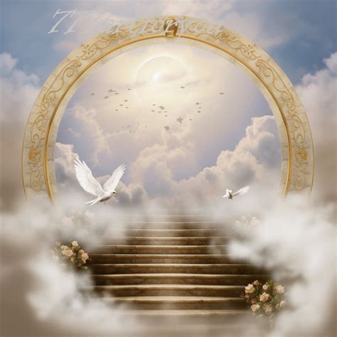 Stairs To Heaven Memorial Background Png Heavens Gate In Loving Memory