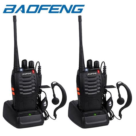 2 X Baofeng Walkie Talkies Long Range Two Way Radio Uhf 16ch With