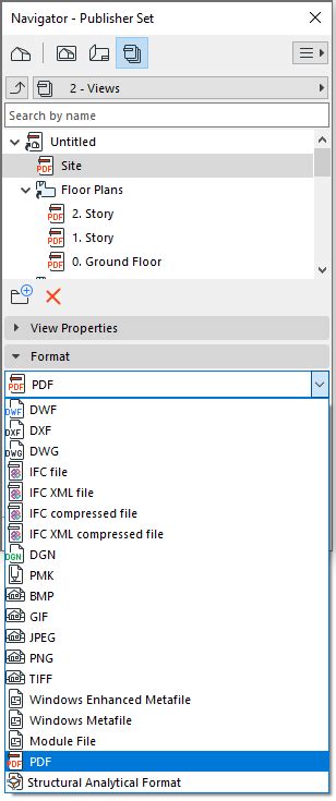 Publisher File Formats