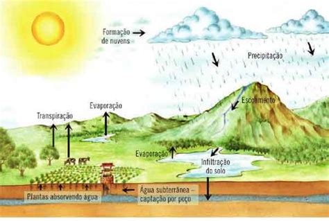 Ciclo Da água Na Natureza Fases E Processos Do Ciclo Da água