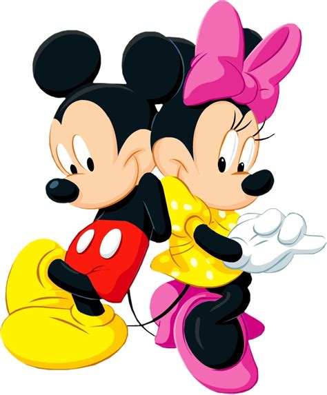 mickey and minnie clipart clipground