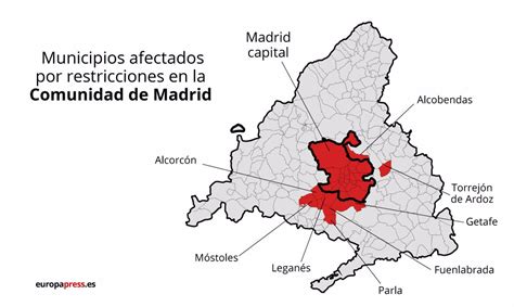 Comunidad De Madrid Mapa Municipios Coronavirus Mapa Interactivo De