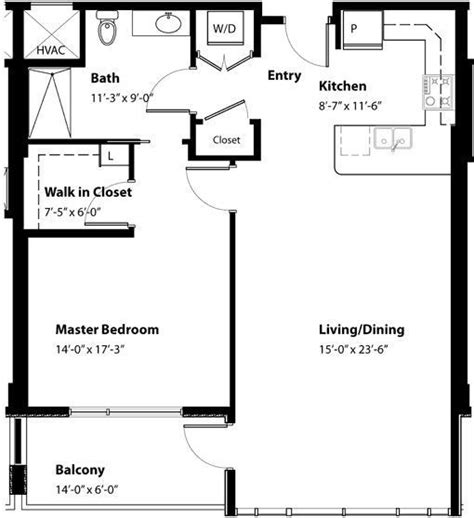 500 Sf Ranch Floor Plan Simple Basic Floorplansclick