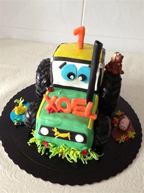 Der gesamte die kuh und noch besser in. Traktor Kuchen für Xoel | Torte ohne backen, Backen, Essen ...