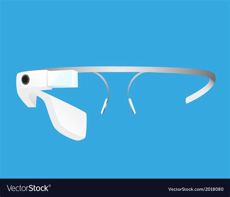 Smart Glasses Royalty Free Vector Image Vectorstock