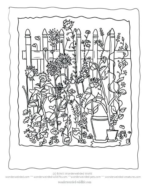 Picket Fence Coloring Pages At Free Printable