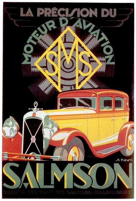 The 1930s 1934 Car Ad Automotive Art Art Deco Posters Vintage Posters
