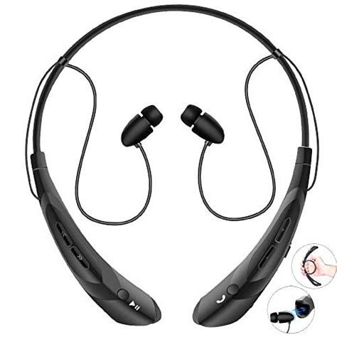 Bluetooth Neckband Headphones With Magnetic Earbuds V42 Flexible