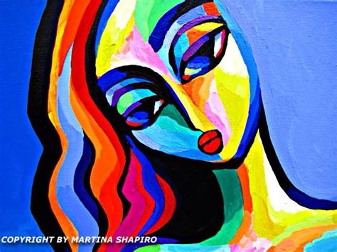 Martina Shapiro Abstract Face Art Art Inspiration Girly Art