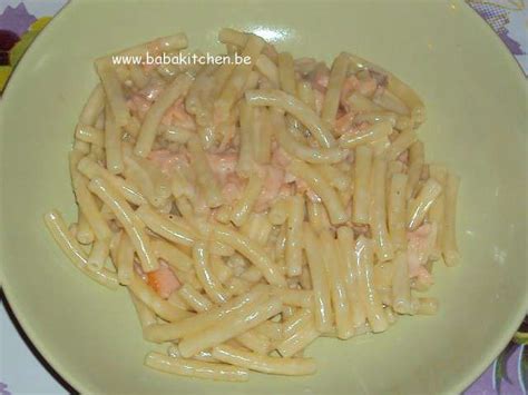 Recettes de Pâtes au saumon de babakitchen
