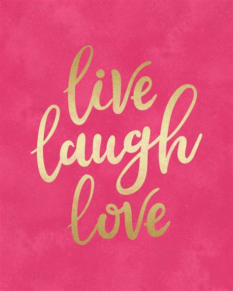 Live Laugh Love Art Print By Catyarte Society6 Live Laugh Love