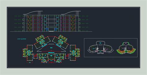 Dormitory School Dwg Detail For Autocad • Designs Cad