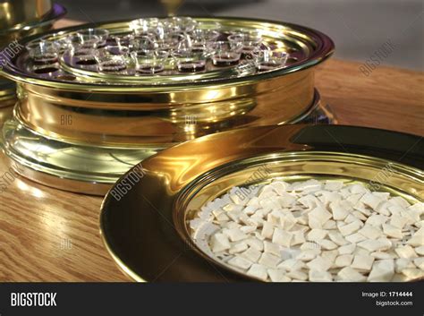 Communion Plates Image And Photo Free Trial Bigstock