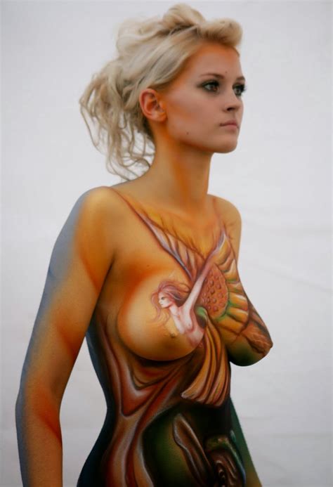 Woman Body Painting Nude