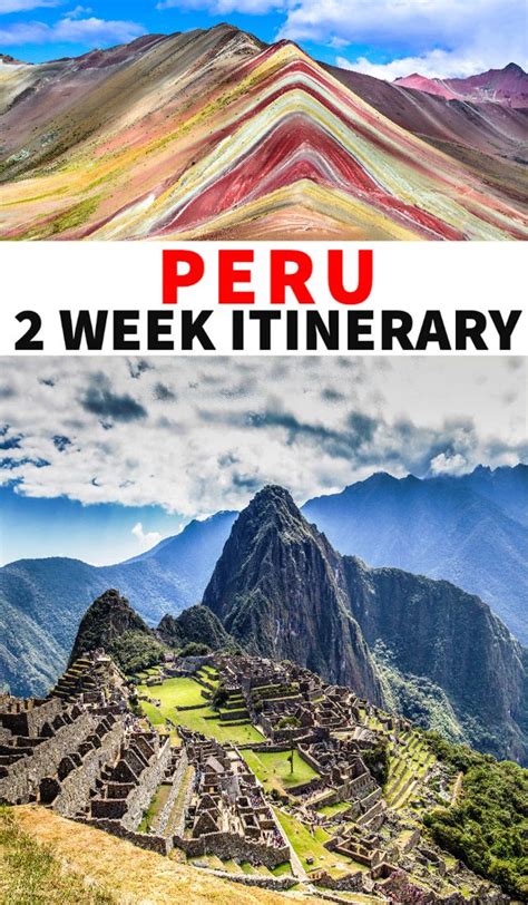 Peru Itinerary 2 Weeks In Peru Routes Transport Accommodation