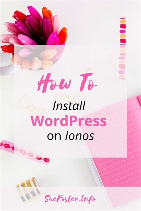 How To Install Wordpress And Create A Blog Sue Foster Ways To Make And Save Money Creating
