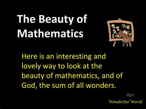 The Beauty Of Mathematics Ppt