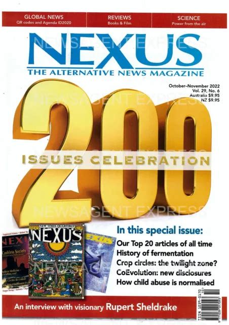 Nexus Magazine Issue October November 2022 Vol29 No6 200 Issues
