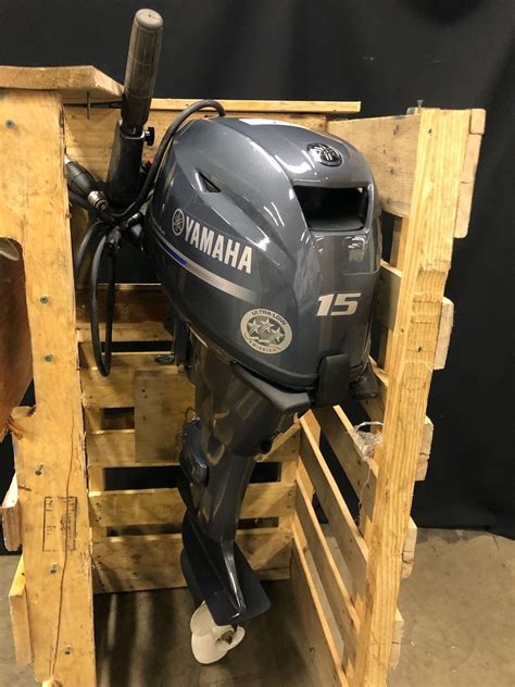 Yamaha 4 Stroke 15 Hp Outboard Boat Motor Near New Condition Not
