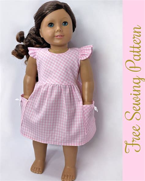 Diy How To Make A Dress For 18 Inch Doll American Girl Free Pdf