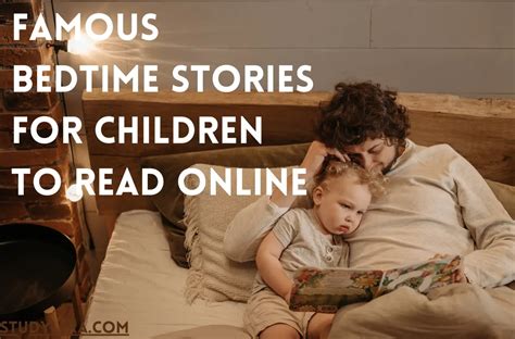 12 Famous Bedtime Stories For Children To Read Online Studylexa