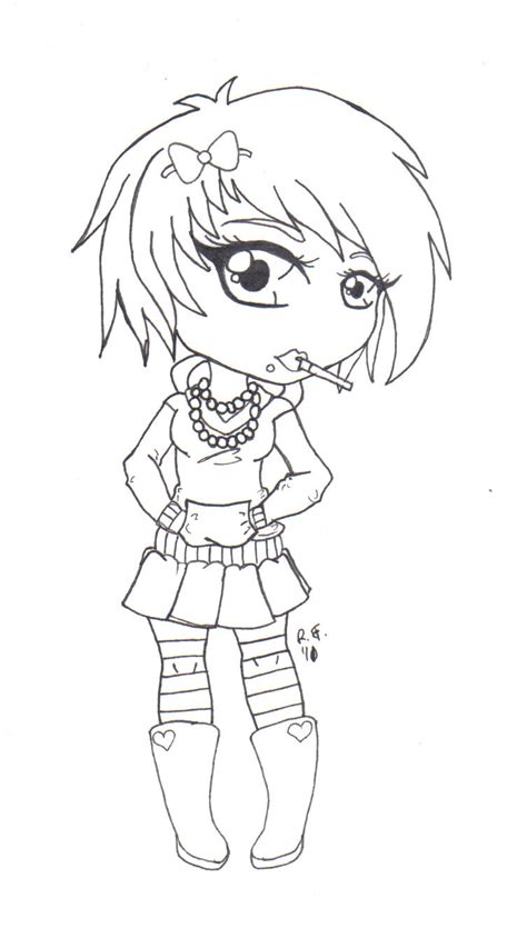 Anime Emo Girl Drawing At Getdrawings Free Download
