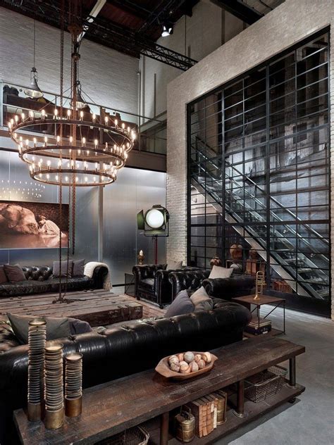 Industrial Inspired Loft Designs And Decor In 2020 Industrial Living