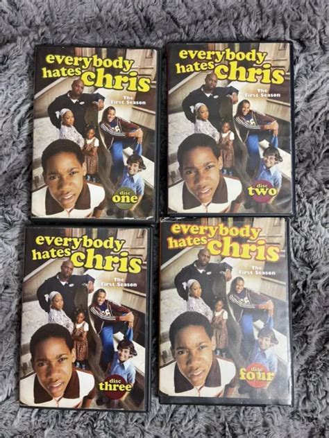Everybody Hates Chris Complete Series The First Season 4 Disc 1 2 3 And 4 Dvd 4500 Picclick