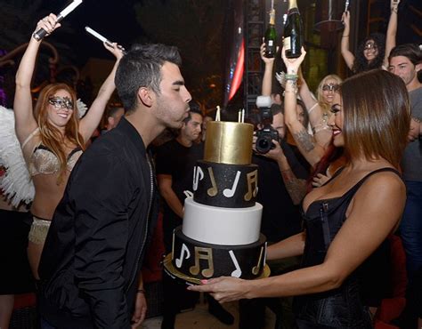 Joe Jonas Surrounds Himself With Las Vegas Show Girls As He Celebrates His 25th Birthday Daily